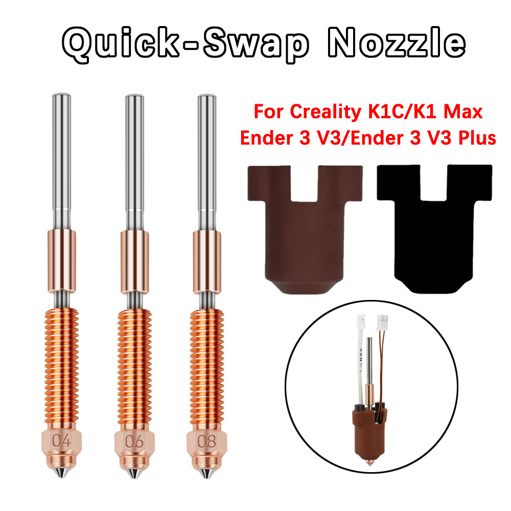 Creality Printer Ender 3 V3 - Nozel K1 Max Quick-Swap, Nozel K1