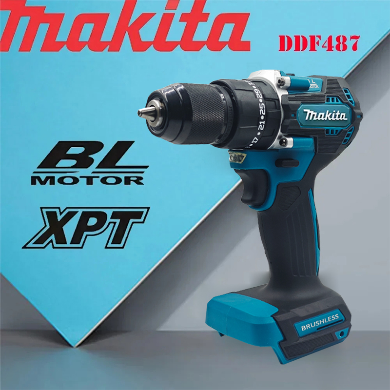 Makita Drill Ddf484 - Baterai Makita 18v Makita DDF487 Bor