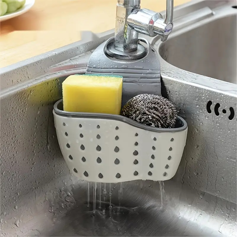 Silicone Tap Washer - Keranjang Gantung Pengering Piring untuk Wastafel