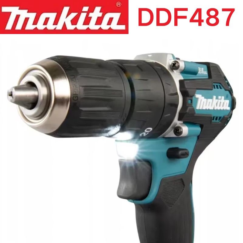 Makita Asli. DDF487 Bor Tanpa  - Makita Drill Ddf484 ulasan dan harga