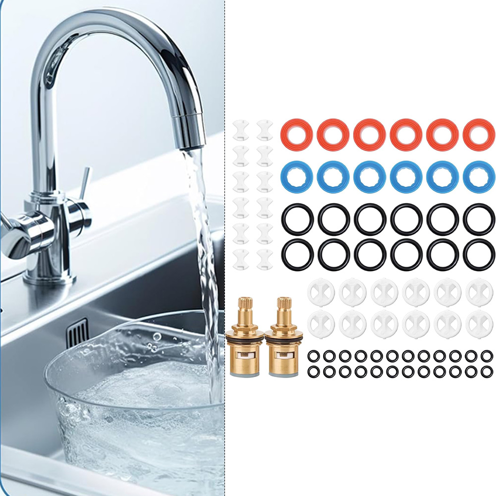 2 Paket Kartrid Keran Kuningan - Silicone Tap Washer ulasan dan harga
