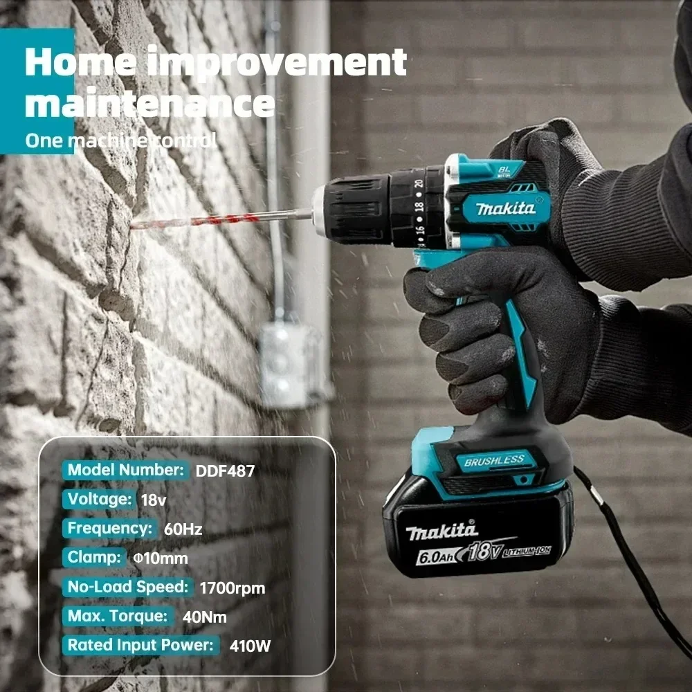 Makita 100% Asli DDF487 Bor Ta - Makita Drill Ddf484 ulasan dan harga
